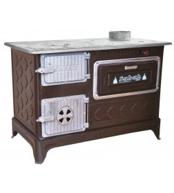 S09 BROWN BRICK COOKER STOVE